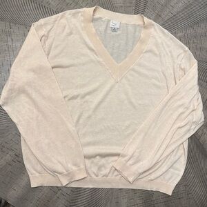a new day Soft Cream V-Neck Sweater